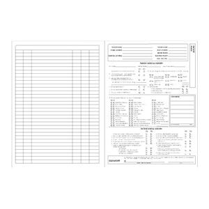 Dental / Medical Dental Chart 100/Pk