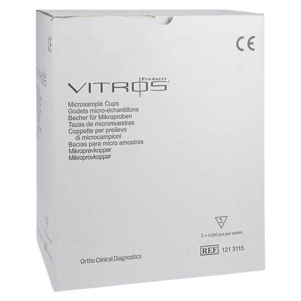 VITROS Sample Cup For Vitros 5,1/FS/4600/5600 4000/Package