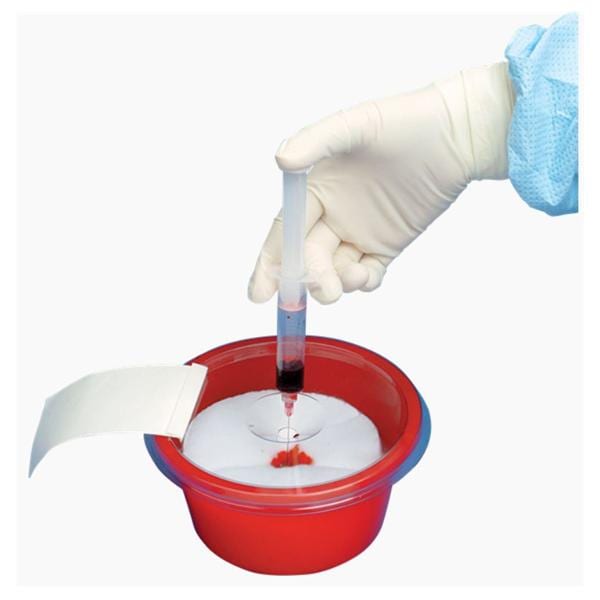 Splash Stop Waste Collection Bowl Round 100% Extruded Plastic Red...