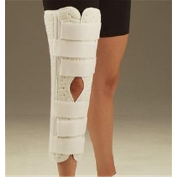 Superlite Sized Immobilizer Knee Adult Canvas/Foam 18-20" Size La...