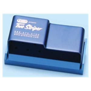 Two Striper Bur Block Aluminum 17 Hole Blue Swivel Lid Ea