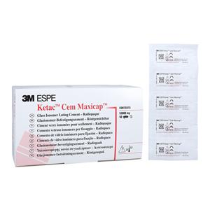 3M Ketac Cem Luting Glass Ionomer Maxicap Capsule Cement White Refill 50/Bx