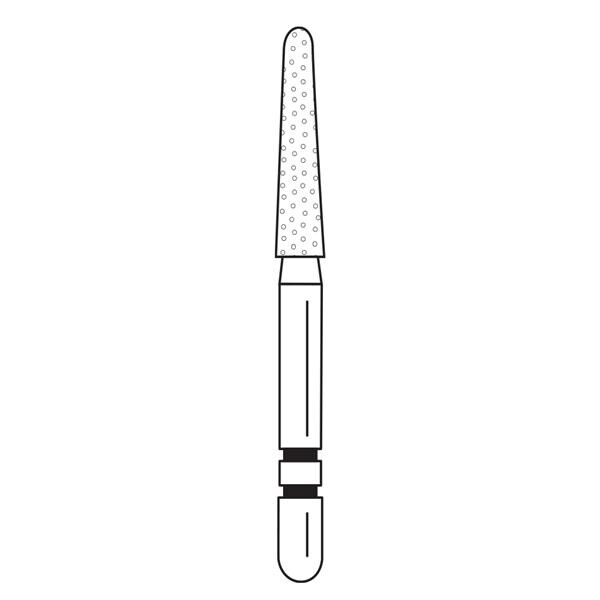 Two Striper TSZTech Diamond Bur Friction Grip ZTech X 770.8ZX 3/Pk