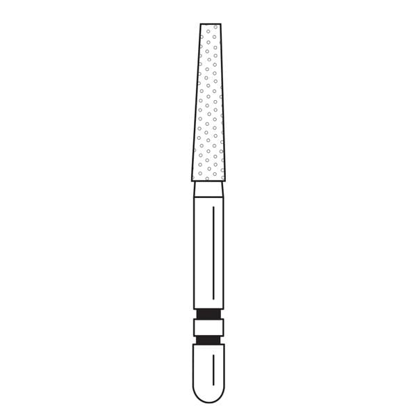 Two Striper TSZTech Diamond Bur Friction Grip ZTech F 703.8KR ZF 5/Pk