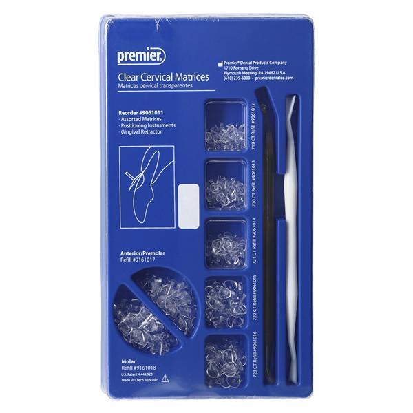Cure-Thru Cervical Matrix Band Assorted 275/Bx