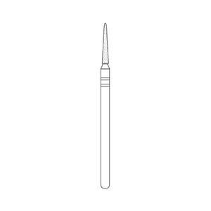 Two Striper Diamond Bur Laboratory Handpiece Fine Round End Taper X769.10F Ea