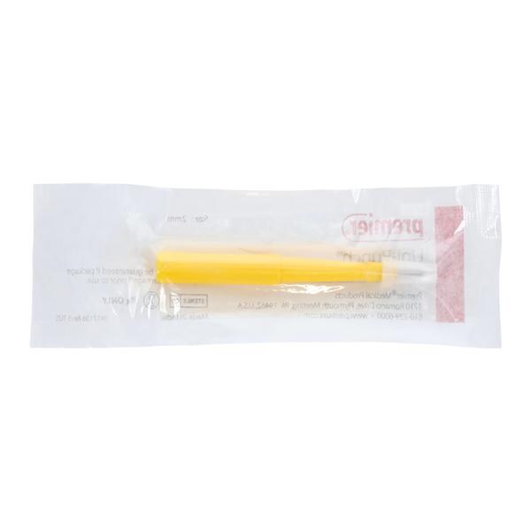 Uni-Punch Dermal Biopsy Punch 2mm Stainless Steel Blade Sterile Disposable 50/Bx
