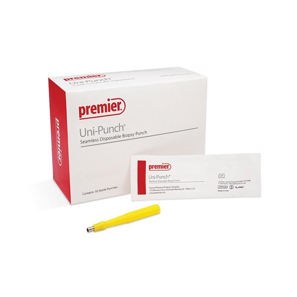 Uni-Punch Dermal Biopsy Punch 8mm Stainless Steel Blade Sterile D...