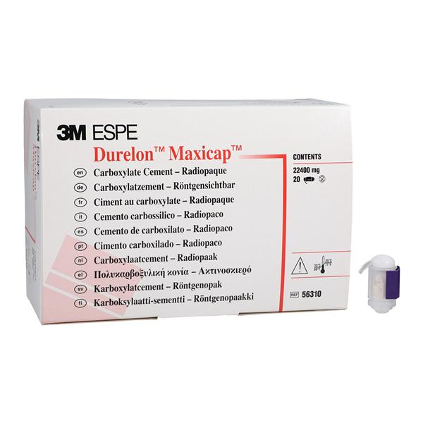 3M Durelon Luting Carboxylate Maxicap Capsule Cement Refill 20/Bx
