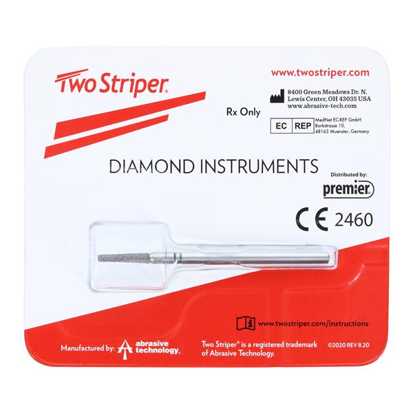 Bur PBS Diamond 3/32" #D-30 Stainless Steel Tapered Each