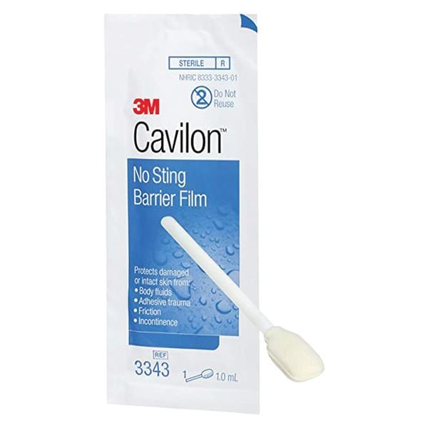 3M Cavilon No Sting Film Barrier Liquid 1mL Transparent Packet 4X25/Ca