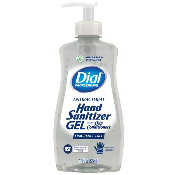 Dial Professional Gel Hand Sanitizer 11 oz 12/Ca