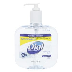 Dial Liquid Liquid Soap 16 oz 0.15% Triclosan With Pump 16oz, 12...