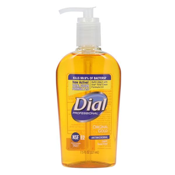 Dial Liquid Soap 7.5 oz 0.15% Triclosan 7.5oz/Bottle, 12 EA/CA