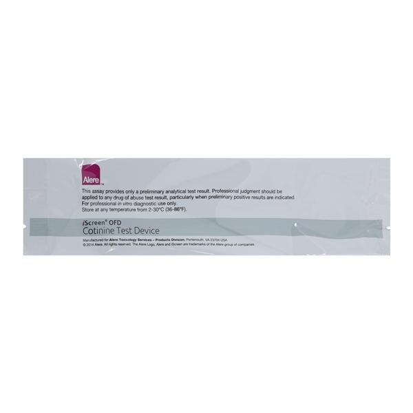 iScreen COT: Cotinine Test Kit CLIA Exempt 25/Box