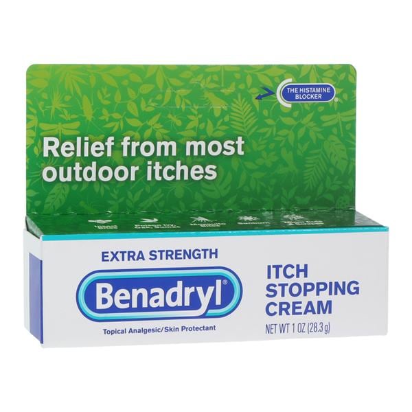 Benadryl Anti-Itch Cream 2%/0.1% 1oz/Tube, 24 TB/CA