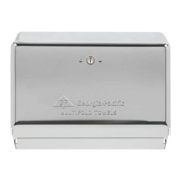 Space Saver PRO SERIES Manual Towel Dispenser Chrome Steel 275 Mu...