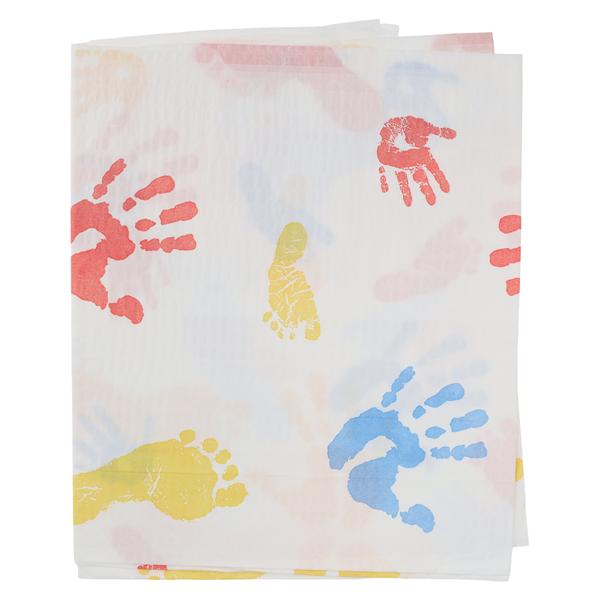 Tiny Tracks Exam Gown 2 Ply Fluid Resistant Slip-On IV Sleeve Jun...