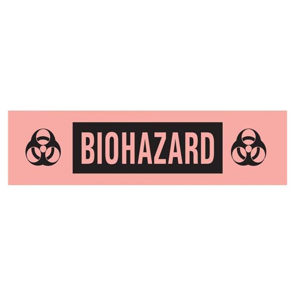 Label Biohazard Tape Red 2x1/2" 500/Rl 500/Rl