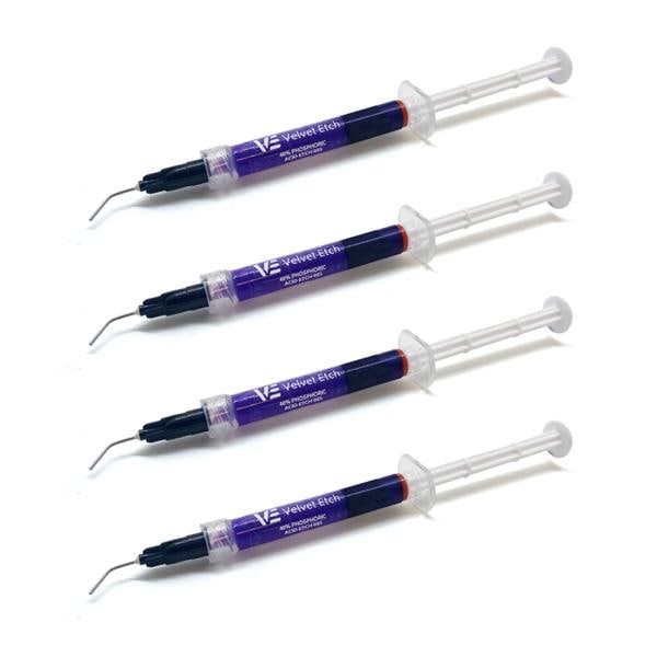 Velvet Etch 40% Phosphoric Acid Bonding Etching Gel 1.2 mL Kit Ea