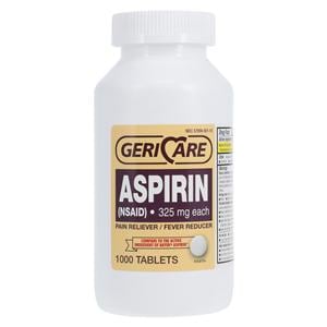 Aspirin Tablets 325mg 1000/Bottle