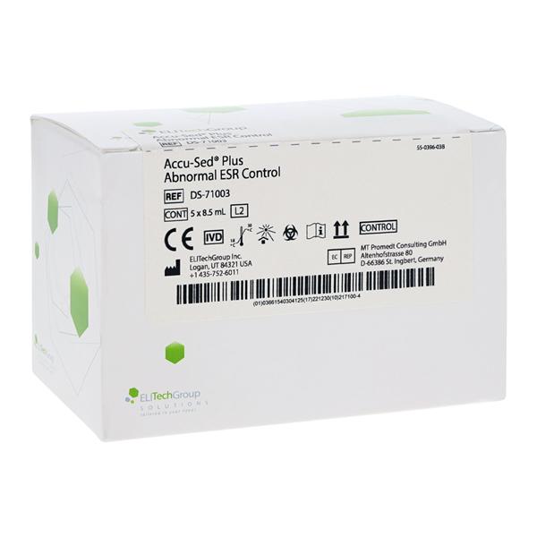 Accu-Sed Plus ESR: Erythrocyte Sedimentation Rate Abnormal Contro...