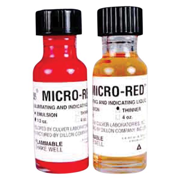 Micro Red High Spot Indicator Liquid Red 4 oz Ea