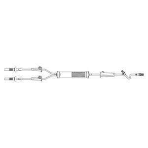 IV Solution/Blood Set 10 Drops/mL 103" Y-Type M LL Adptr Prim Infs 48/Ca
