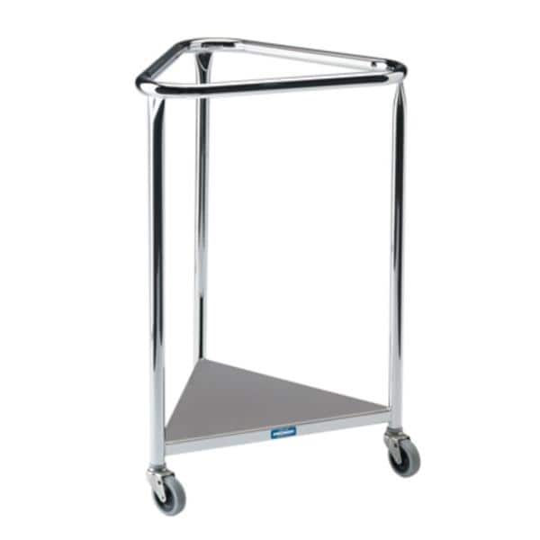 Linen Triangular Powder Coated Steel Hamper 35x80-7/8"