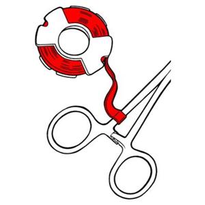 Instrument ID Tape Red 300'x1/4" 1/Rl