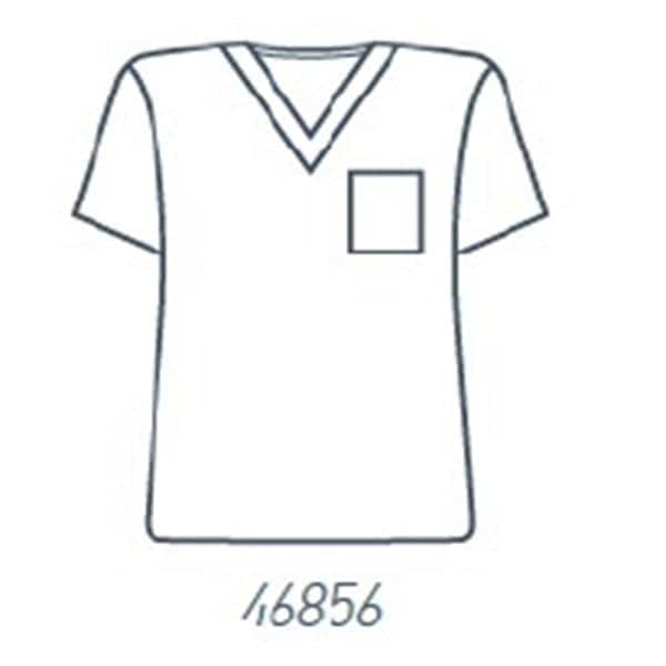 Synergy Scrub Shirt Adult Unisex Ceil Blue 65% Polyester / 35% Co...