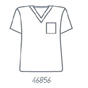 Synergy Scrub Shirt Adult Unisex Ceil Blue 65% Polyester / 35% Co...