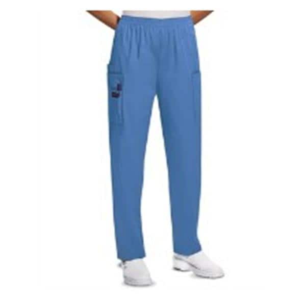 Scrub Pant Adult Unisex Ceil Blue Color Coded 60% Cotton / 40% Po...