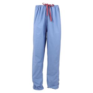 Scrub Pant Adult Unisex Ceil Blue Color Coded 60% Cotton / 40% Po...