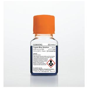 cellgro Trypan Solution Trypan in PBS 1X100mL Plastic Bottle Ea