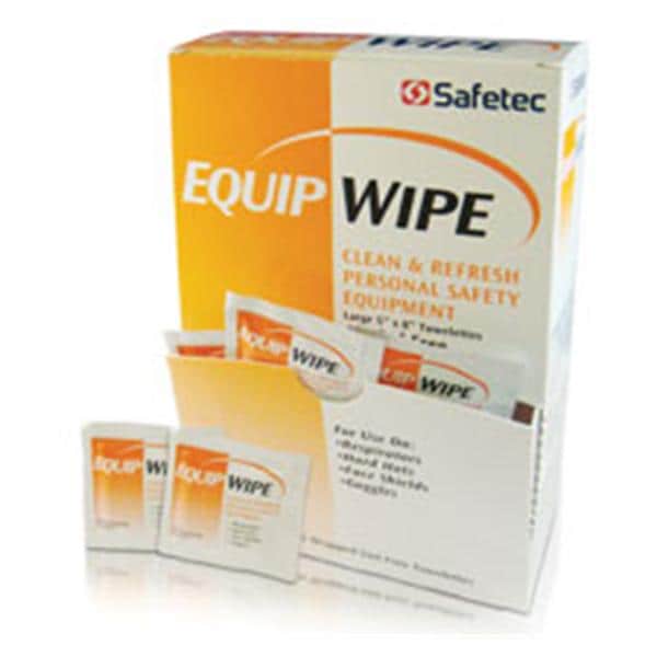 Wipes Equipment SafeTec 5 in x 8 in Individually Packaged 1000/Ca...