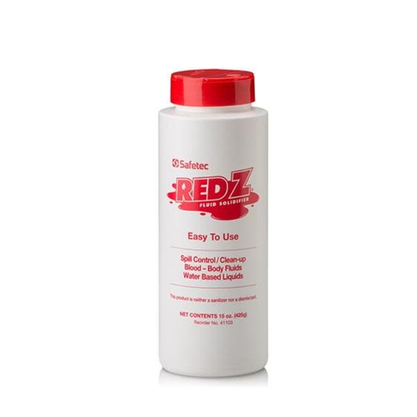 Red Z Spill Control Solidifier 15oz White Shaker Top Bottle Non-S...