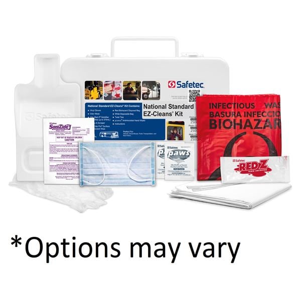 EZ-Cleans Biohazard Spill Kit 8-10gal White Non-Sterile Plastic W...