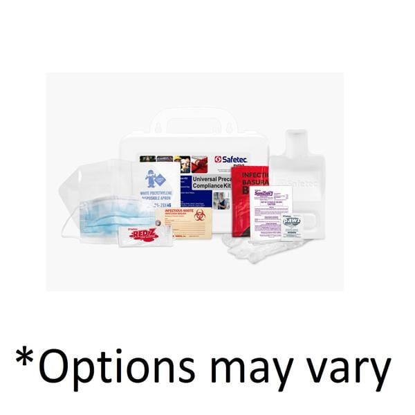 Biohazard Spill Kit 8-10gal White Bag Non-Sterile Plastic Each
