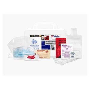 Biohazard Spill Kit 8-10gal White Non-Sterile Plastic Each, 12 EA...