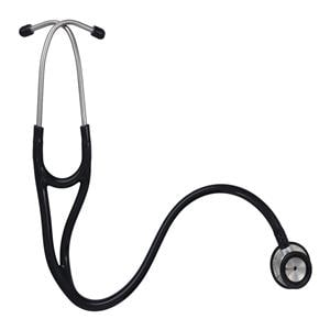 Cardiology Stethoscope Adult Black Single Lumen Tubing Each