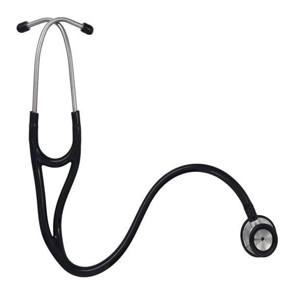 Cardiology Stethoscope Adult Black Single Lumen Tubing Each