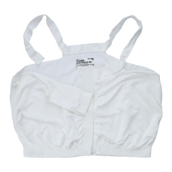 Post Surgical Bra Breast 2XL/Size C-E 46-54" White