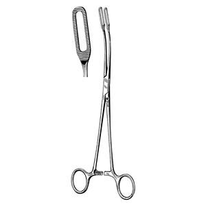 Javerts Tissue Forcep Curved 9-1/2" Ea