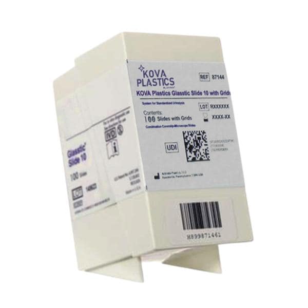 KOVA Plastics Glasstic Slide 10 Chambered Microscope Slide Standa...