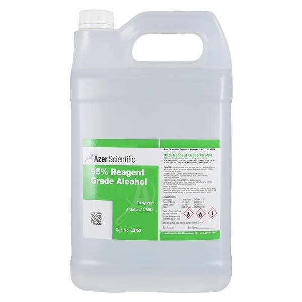 Reagent Grade Alcohol 95% 1gal 4/Case