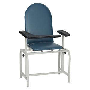 Chair Blood Draw Gray Steel With Cabinet Each