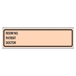 Label Chart Imprinted SALMON 200/RL 200/RL