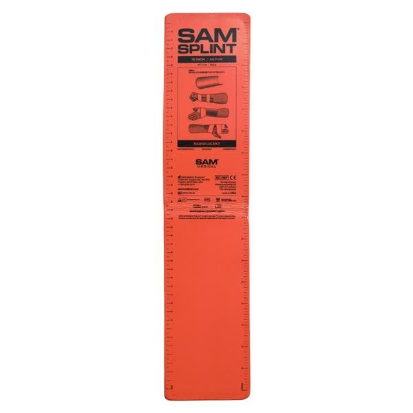 Sam Flatfold Splint Limb Junior Aluminum/Foam 4.25x18", 24 EA/CA