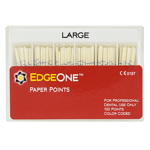 EdgeOne Platinum Paper Points Size #45 Large White Cone 100/Pk